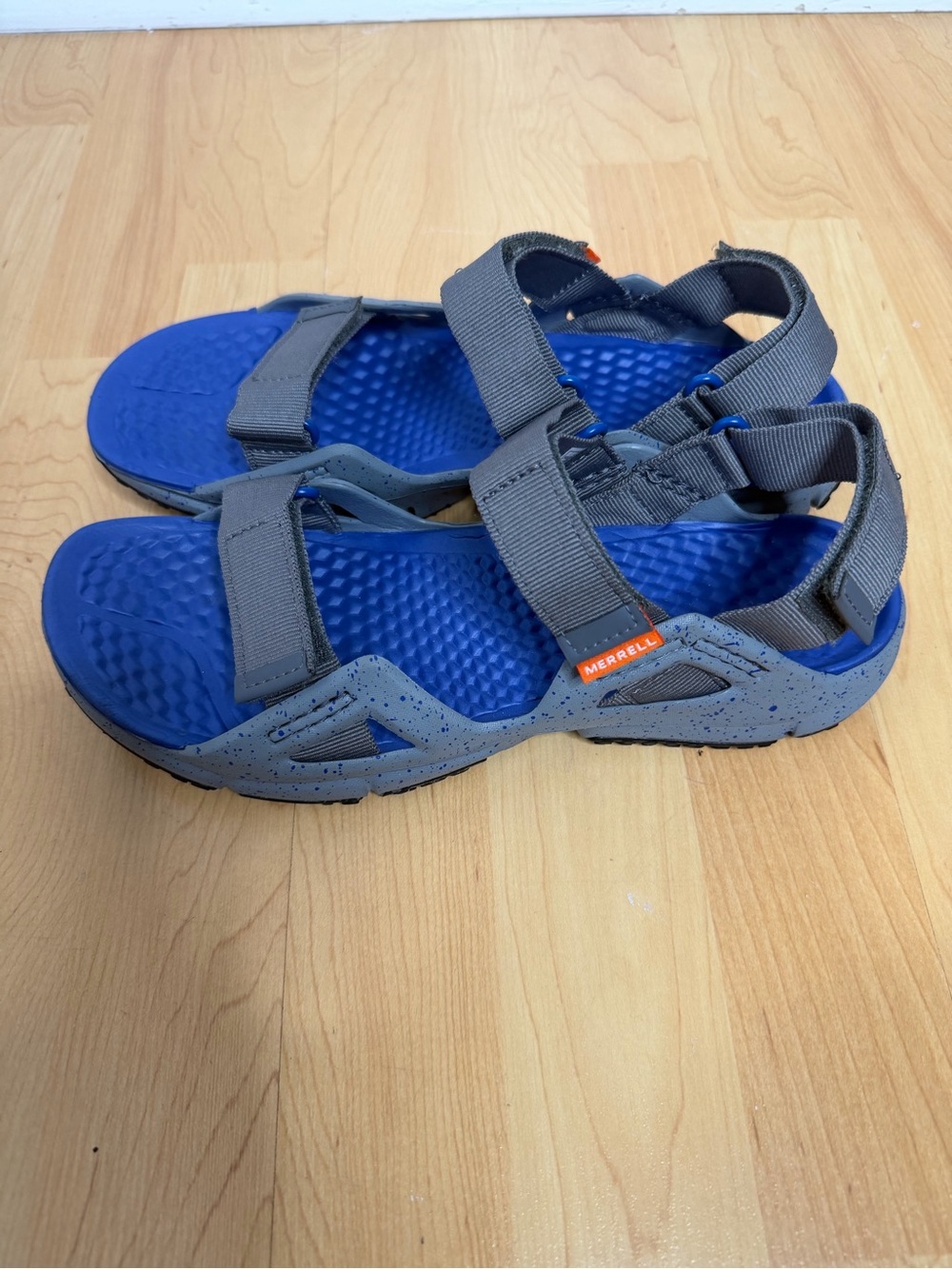 Merrell Hydro Trekker Men’s Sandals Size 8 Gray Blue Outdoor Water Sandals